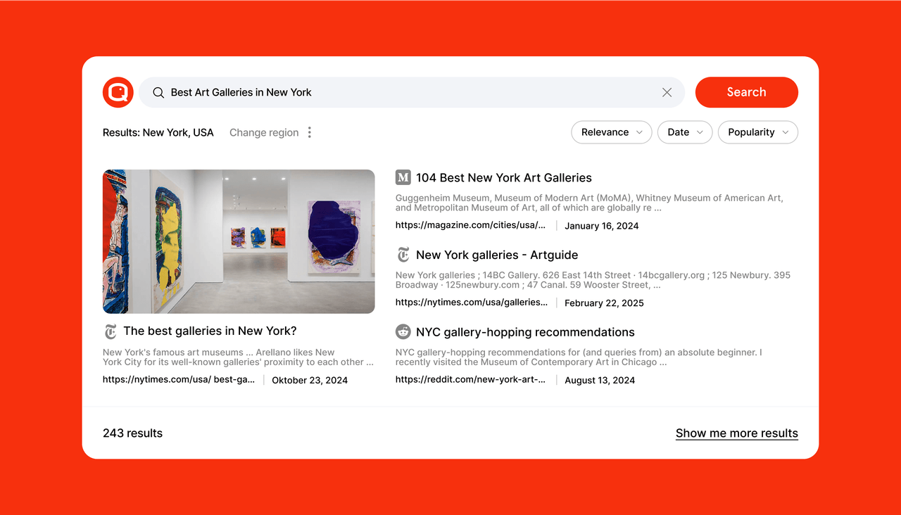 Questask – Search Engine